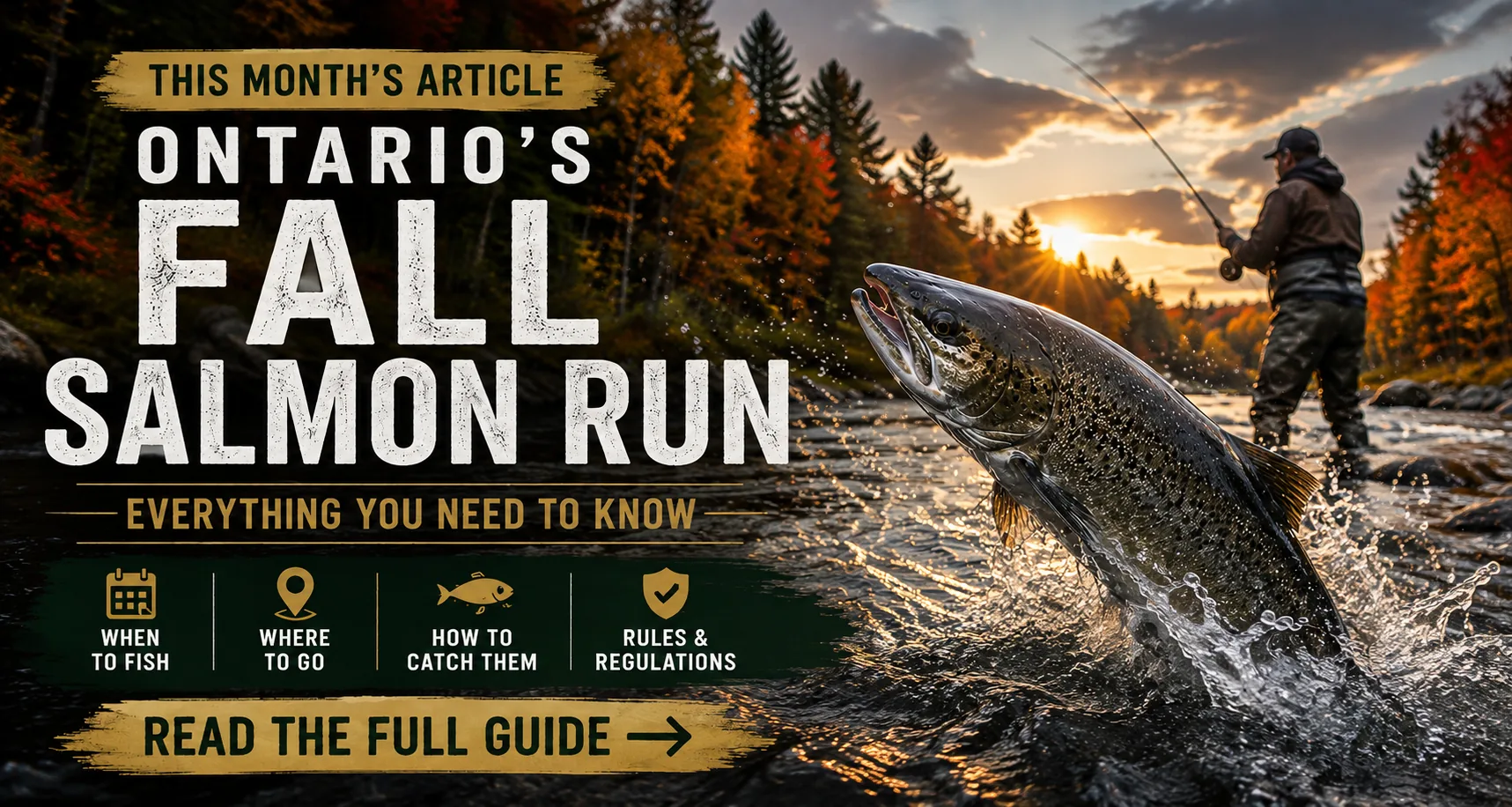 Ontario's Fall Salmon Run: When, Where & How to Fish It